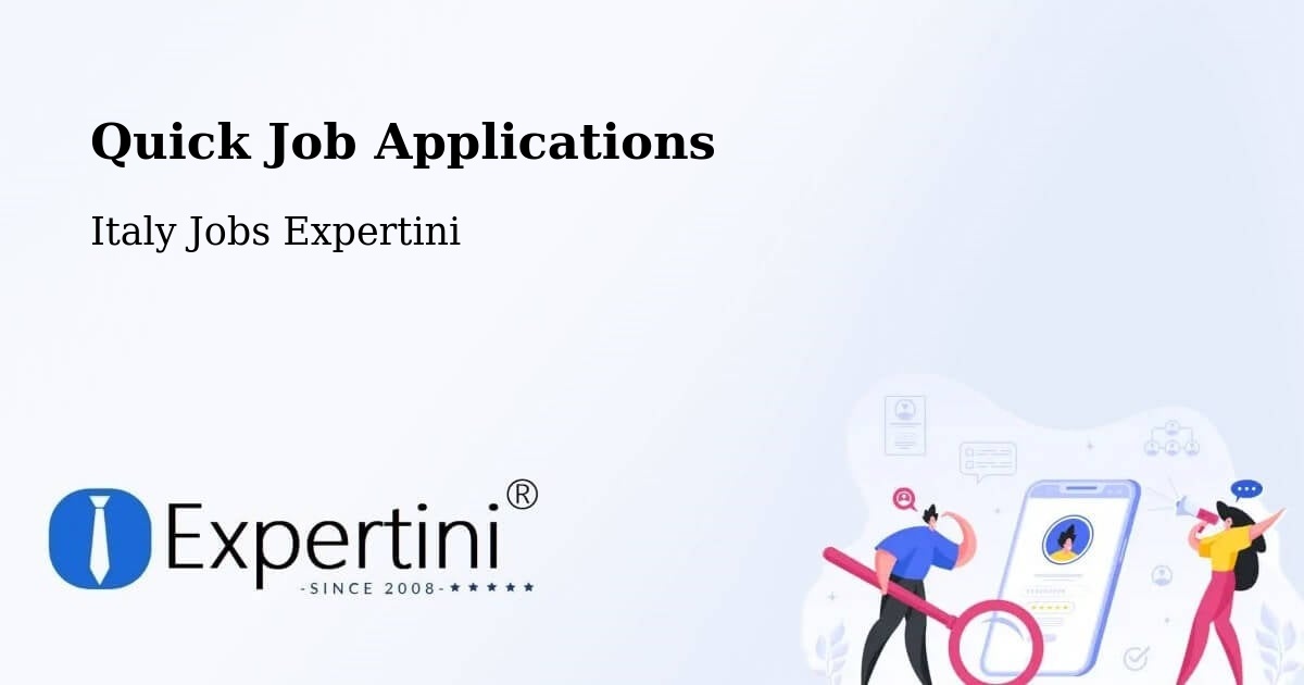 Quick Job Applications - Italy Jobs Expertini