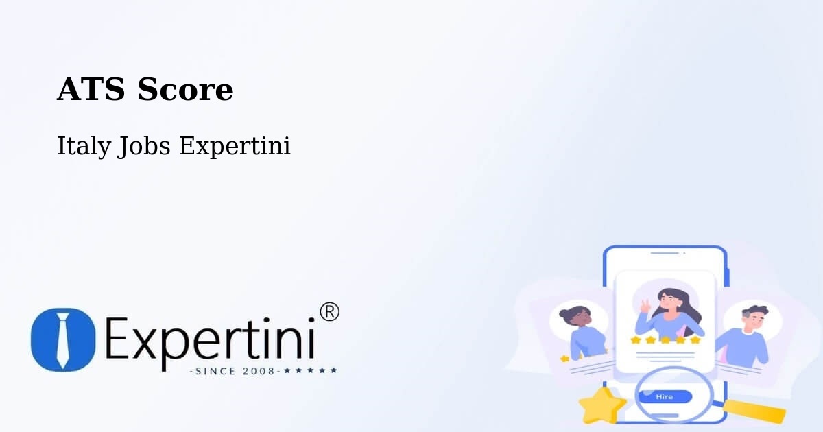 Resume ATS Score & Job Description Match Tool – Italy - Italy Jobs Expertini