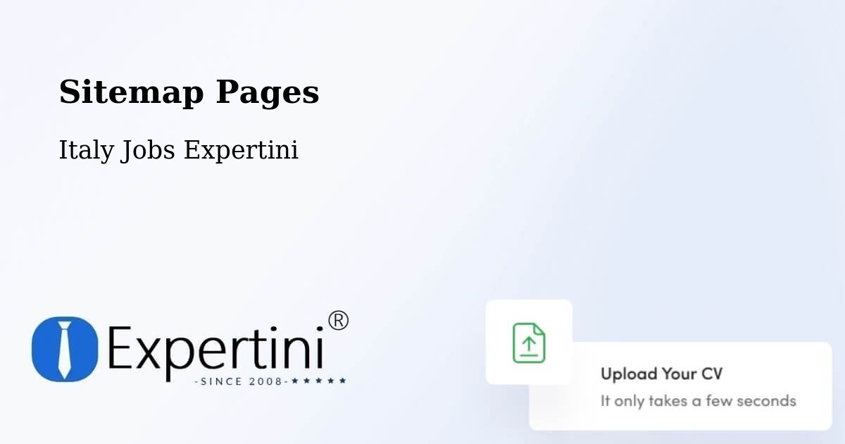 Sitemap Pages across Italy - Italy Jobs Expertini